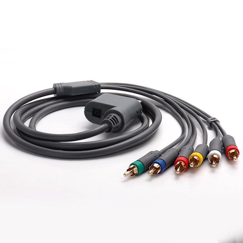 YDF Premium Xbox360 Ypbpr Cable Adapter, Component HD Cable for Classic Xbox, Support Xbox360 and Slim Console Provide The Best Signal Processing (6 Feet) - Image 2